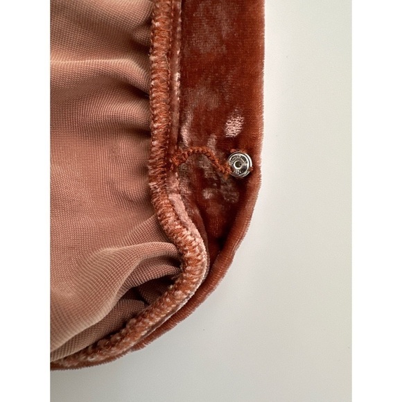 Madewell Suede Square Neck Balloon Sleeves Top - Picture 5 of 9